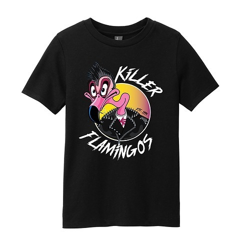 Killer Flamingos Unisex Shirt Killer Flamingos Black